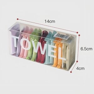 LA LUSH Pack of 28 Portable Compressed Disposable Towels for Face & Makeup Removal