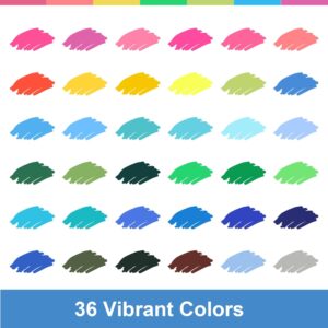 36 Colors Dual Brush Marker Pens
