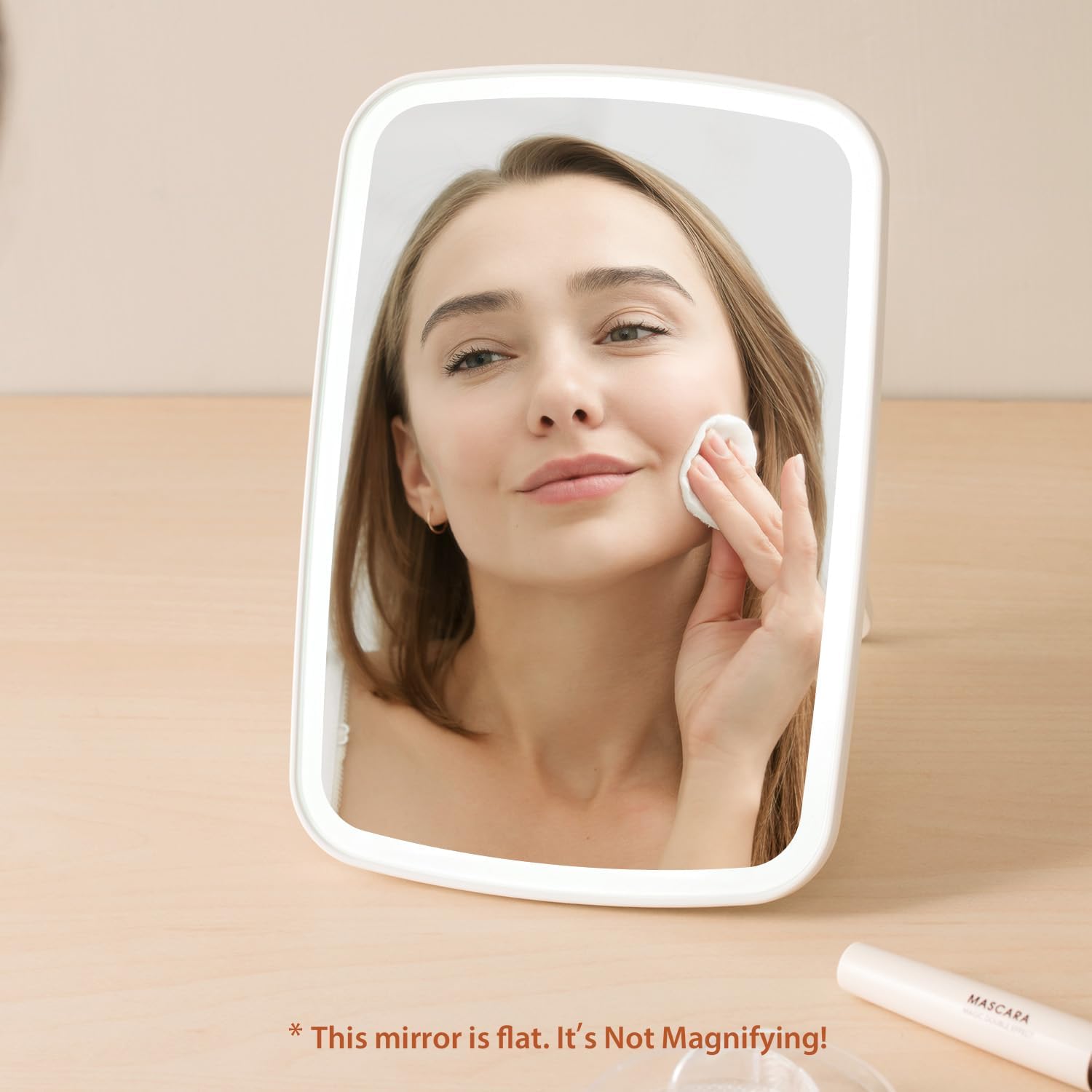 Lighted Makeup Mirror with 68 LED Lights – Touchscreen & USB Rechargeable - Image 3