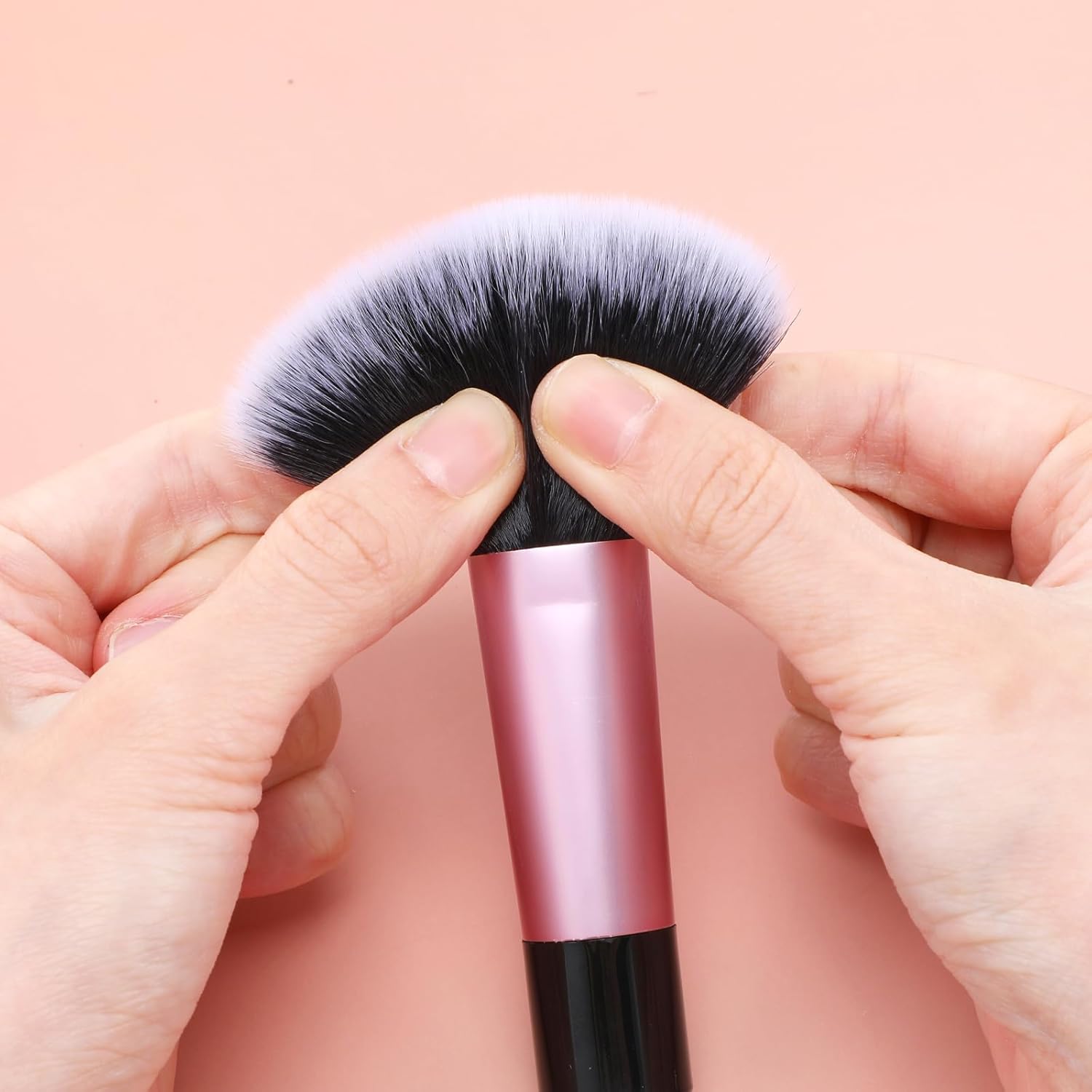 10 Pcs Mini Travel Makeup Brush Set with Case – Portable Makeup Brushes - Image 5