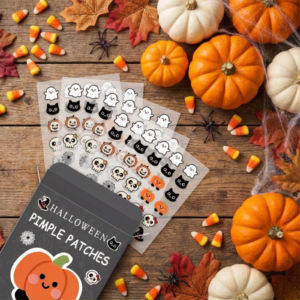 LA LUSH 400 Pcs Halloween Pimple Patches – Hydrocolloid Acne Stickers with Salicylic Acid & Tea Tree