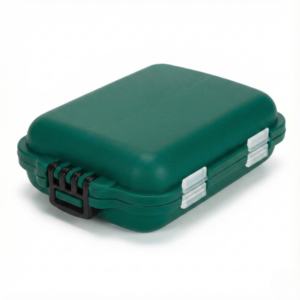 LA LUSH Portable Pill Box Organizer – Double Layer 10-Grid Medicine Case