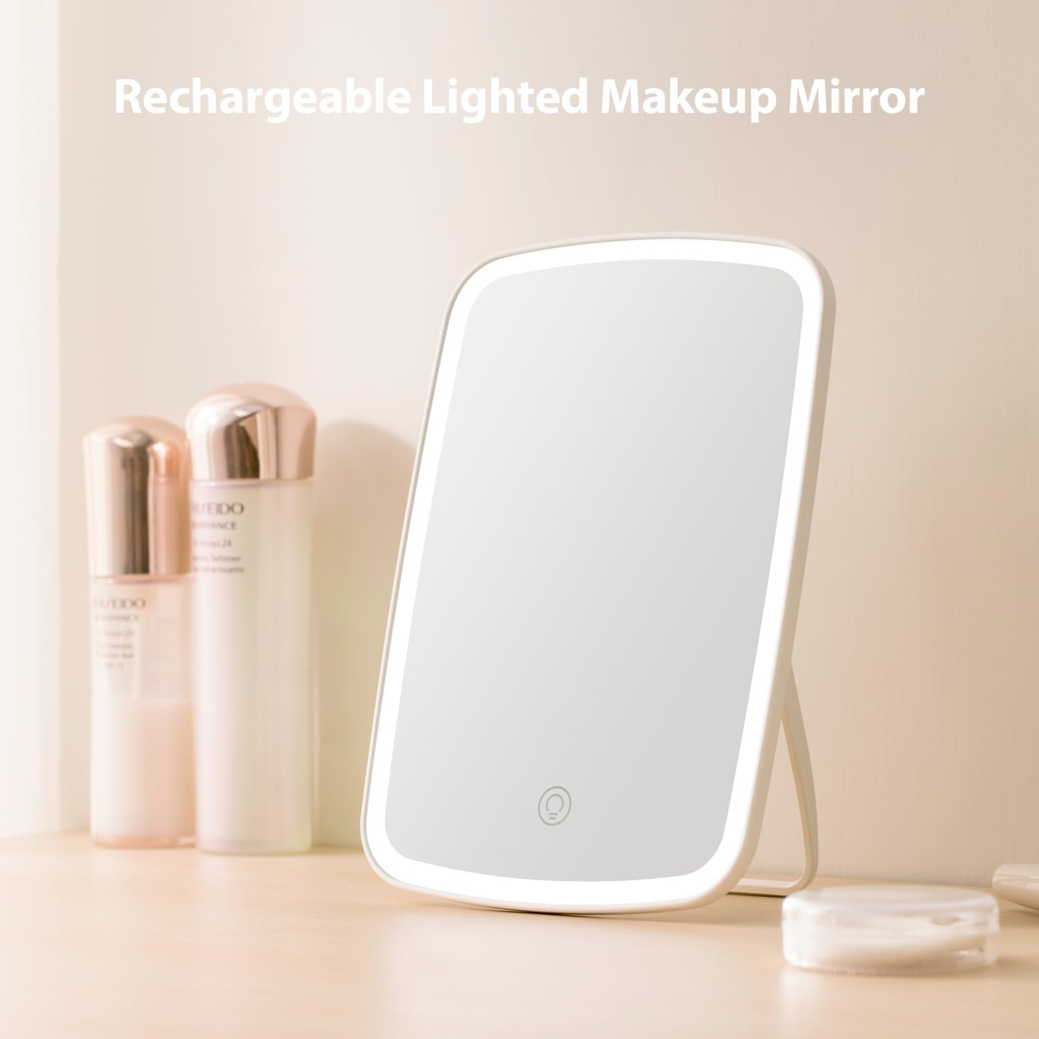 Lighted Makeup Mirror with 68 LED Lights – Touchscreen & USB Rechargeable - Image 5