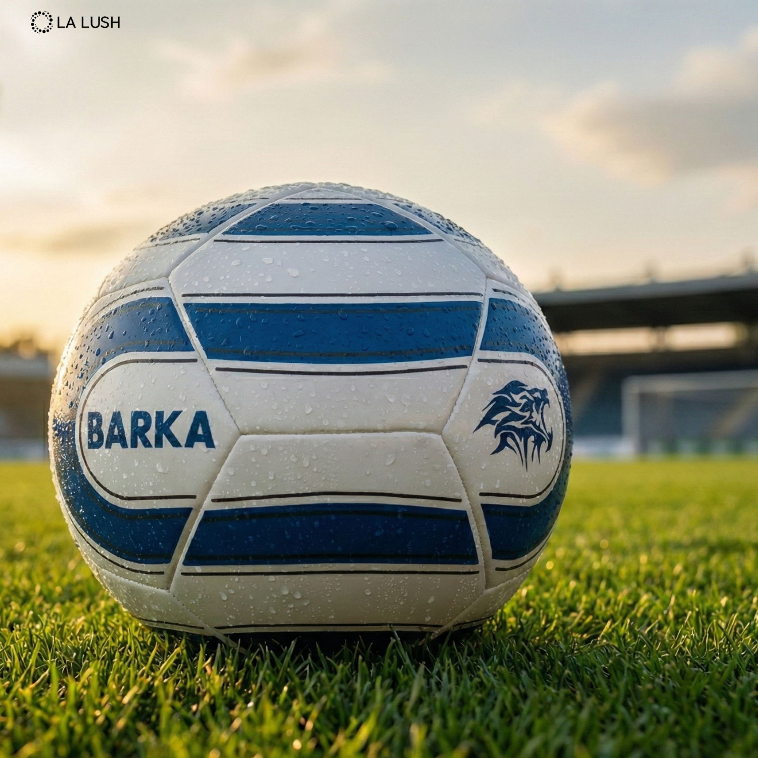 LA LUSH Waterproof PU Leather Football – Size 5 Soccer Ball for Match & Training