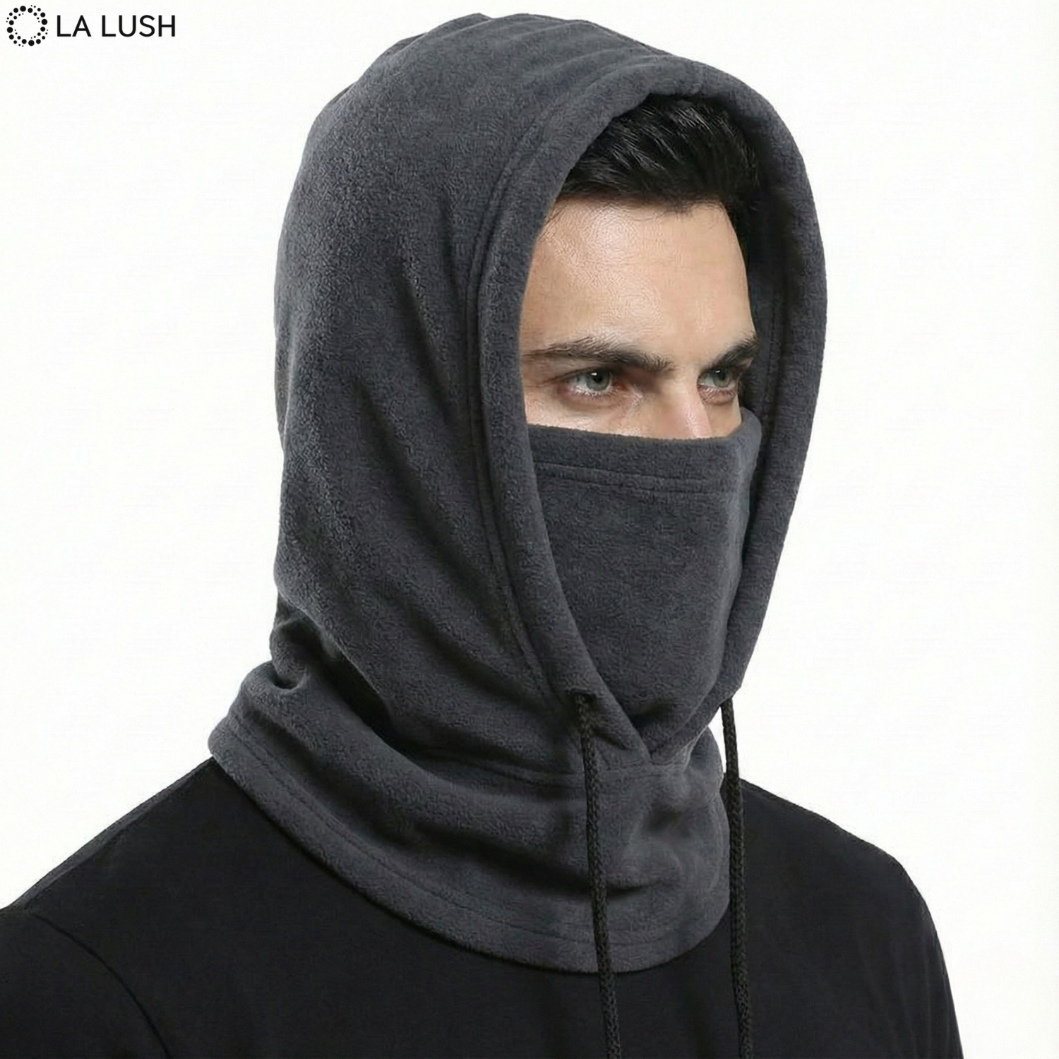 LA LUSH 3-in-1 Balaclava Winter Mask – Windproof Hat & Scarf for Men & Women - Image 6