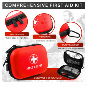 LA LUSH 200-Piece First Aid Kit – Waterproof Emergency Kit for Home, Car & Travel